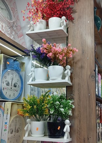 Beyaz Raflı Figürlu raf - Görsel 2