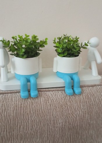 Beyaz Raflı Figürlu raf - Görsel 5