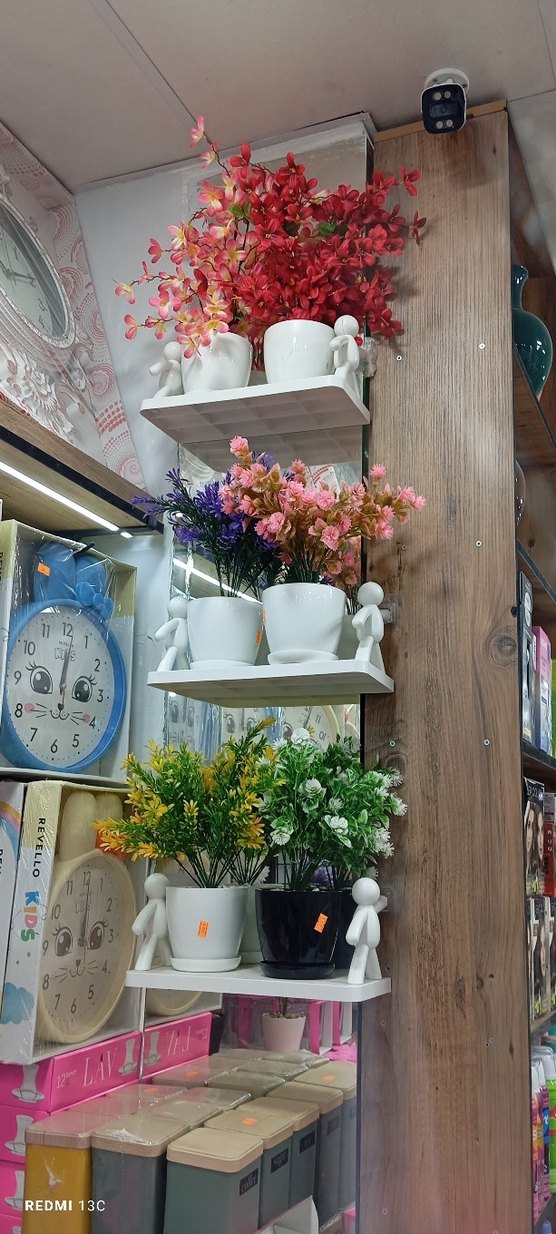 Beyaz Raflı Figürlu raf - Görsel 2