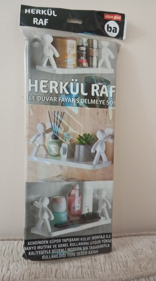 Beyaz Raflı Figürlu raf - Görsel 3