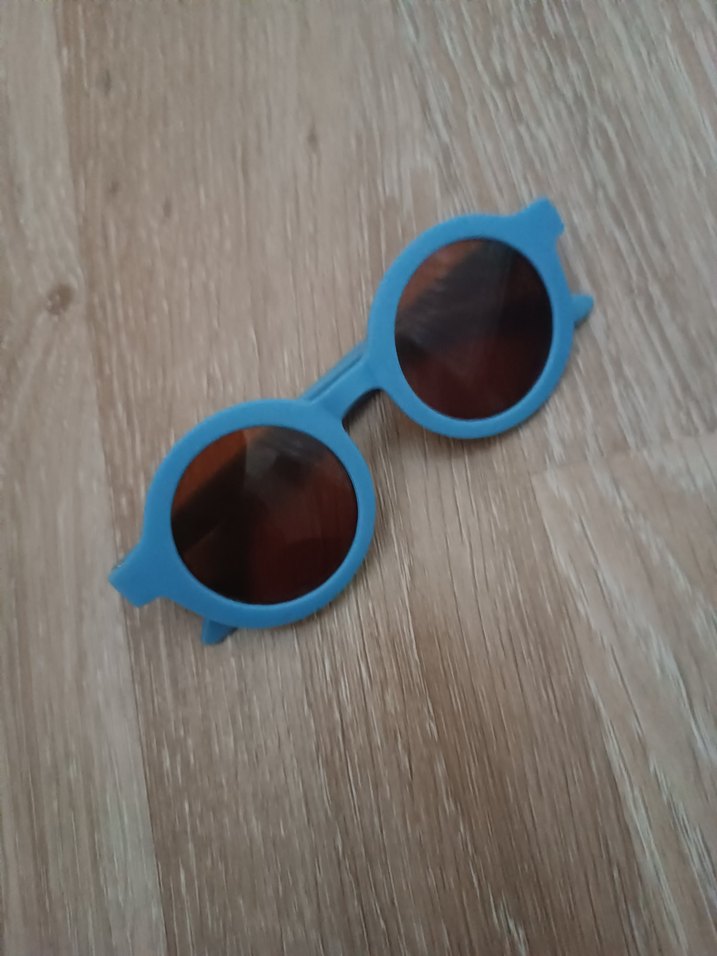 Mavi Retro bebek Güneş Gözlüğü - Görsel 2