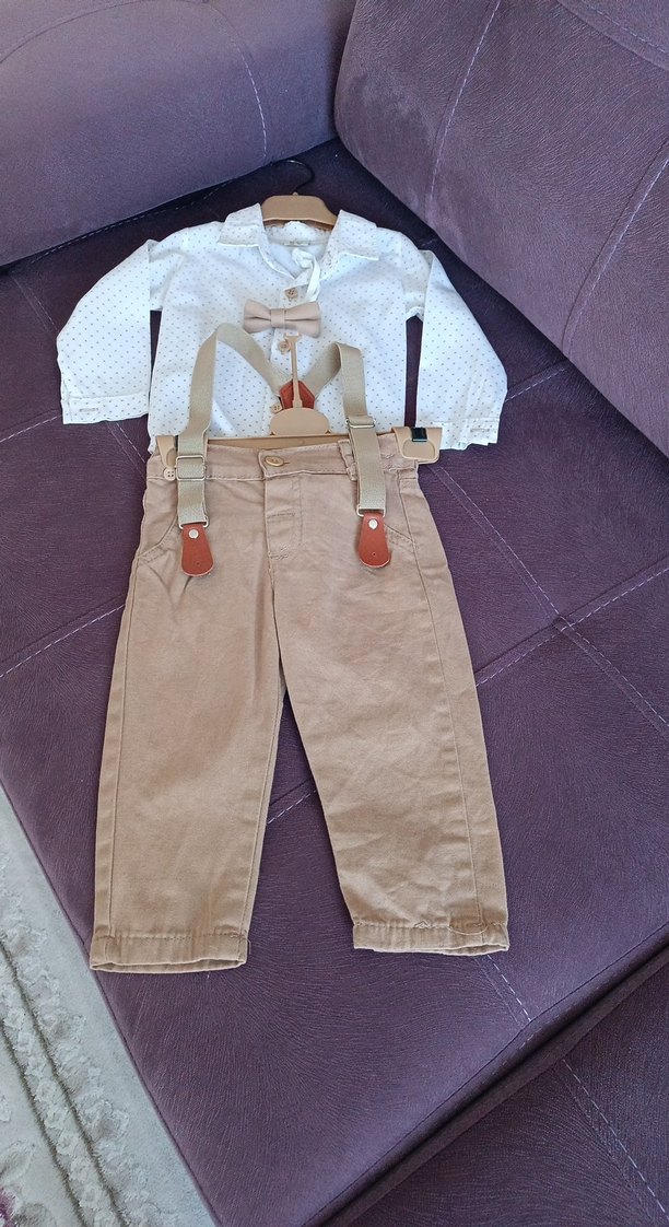 Düğmeli Uzun Kollu Bebek Body - Görsel 5