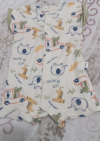 Bohem Tarzı Çok Renkli Bebek Tulum - Görsel 2