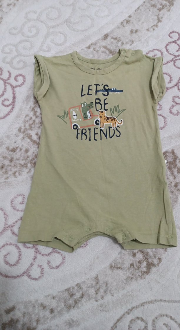 Bohem Tarzı Çok Renkli Bebek Tulum - Görsel 4