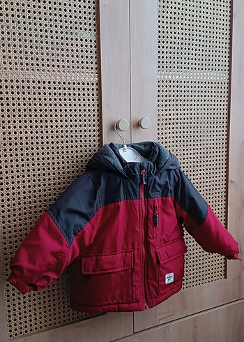 Kırmızı Siyah Fermuarlı ikili kar tulum ve mont seti - Görsel 6