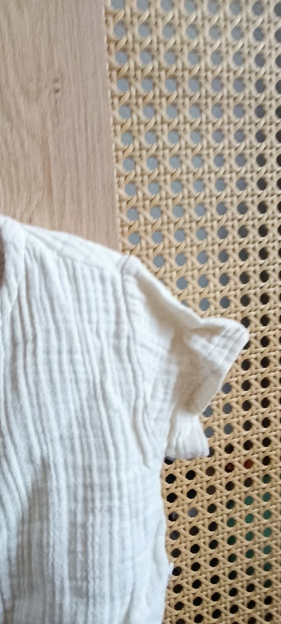 Çocuk Keten Bohem Düğmeli gömlek - Görsel 3