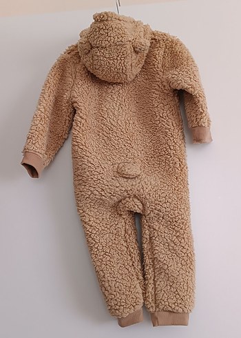 Kahverengi Kürklü Bebek Tulumu - Görsel 5