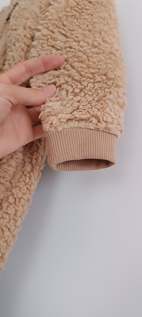 Kahverengi Kürklü Bebek Tulumu - Görsel 2