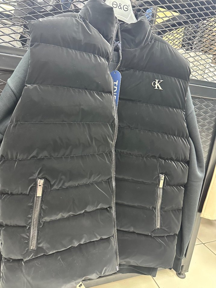 Erkek Kapitone Yelek Fermuarlı Yüksek Yaka - Görsel 2