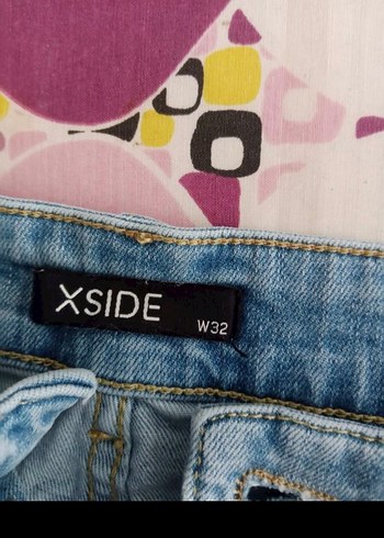 SİFİR ÜRÜN Erkek Açık Mavi Kot Şort - Görsel 8