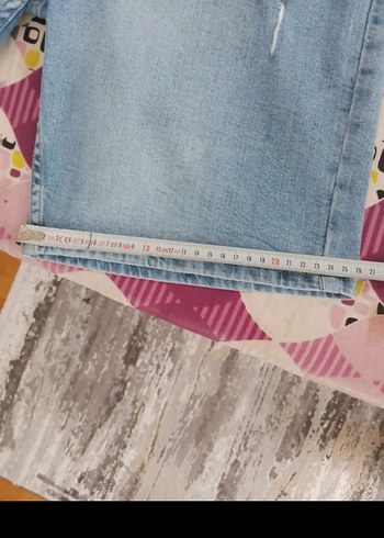 SİFİR ÜRÜN Erkek Açık Mavi Kot Şort - Görsel 11