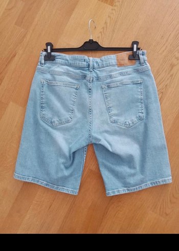 SİFİR ÜRÜN Erkek Açık Mavi Kot Şort - Görsel 3