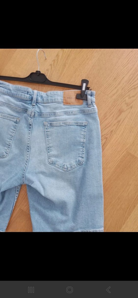 SİFİR ÜRÜN Erkek Açık Mavi Kot Şort - Görsel 4