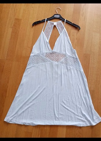 Acik mavi Bohem  Kadın  gecelik +Sabahlık - Görsel 10