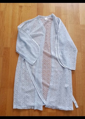 Acik mavi Bohem  Kadın  gecelik +Sabahlık - Görsel 11