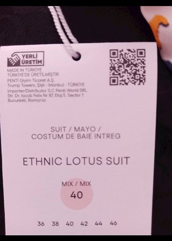 Çiçek Desenli Bohem Mayo - Görsel 4