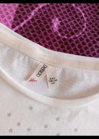 SİFİR ÜRÜN Kız Çocuk Beyaz Uzun Kollu Fırfırlı Tişört - Görsel 2