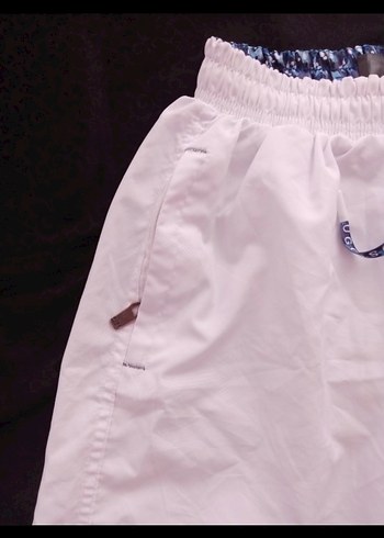 Beyaz Mini Erkek Deniz Şortu - Görsel 6