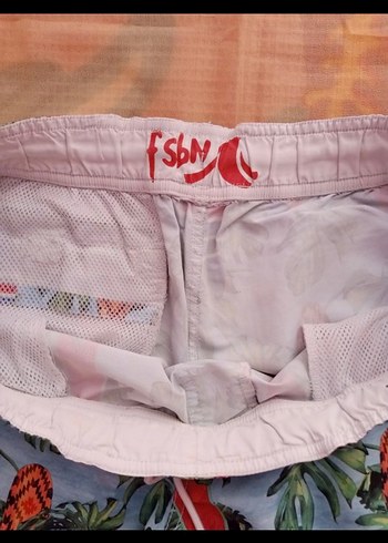 Renkli Desenli Mini Erkek Deniz Şortu - Görsel 4