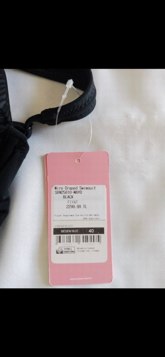 Siyah Gotik Strappy Kadın Mayo - Görsel 5