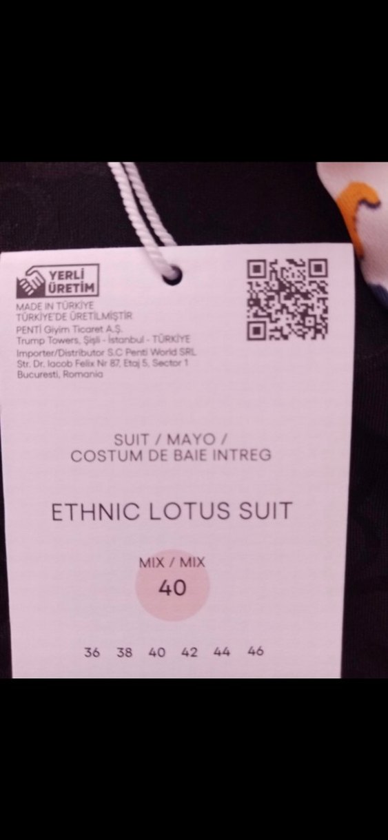 Bohem Desenli Mini Kadın Mayo - Görsel 4