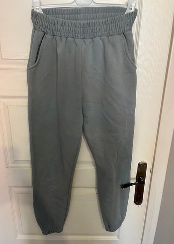 Gri dar kesim kadin  Eşofman Altı - Görsel 2