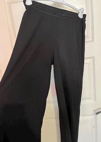 Kadın Siyah Pilili Uzun Kumaş Pantolon - Görsel 4