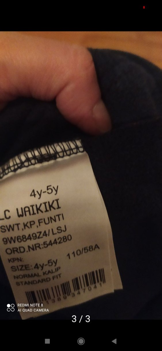 Koyu Siyah Kapüşonlu Erkek Çocuk Sweatshirt at figürlü - Görsel 5