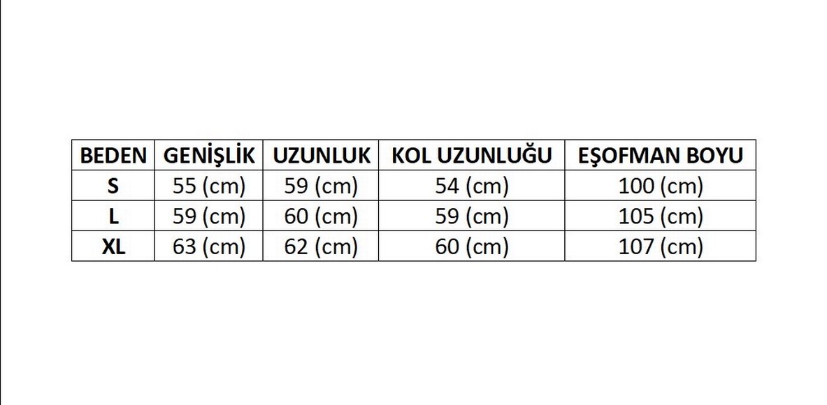 Siyah Kadın Salaş Eşofman Takımı, 3 iplik şardonlu lastikli - Görsel 3