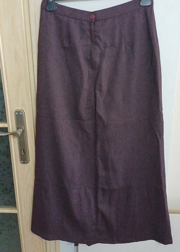 Kadın Mor Uzun Drapeli Etek - Görsel 4