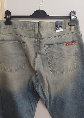 kadın kirli kot Bol Kesim Denim Pantolon - Görsel 3