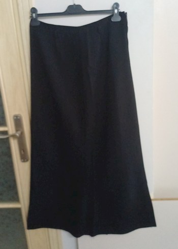 Siyah Kadın Uzun Salaş Etek - Görsel 2