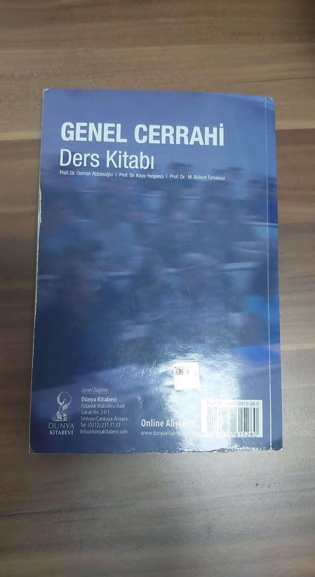 GENEL CERRAHİ DERS KİTABI - Görsel 3