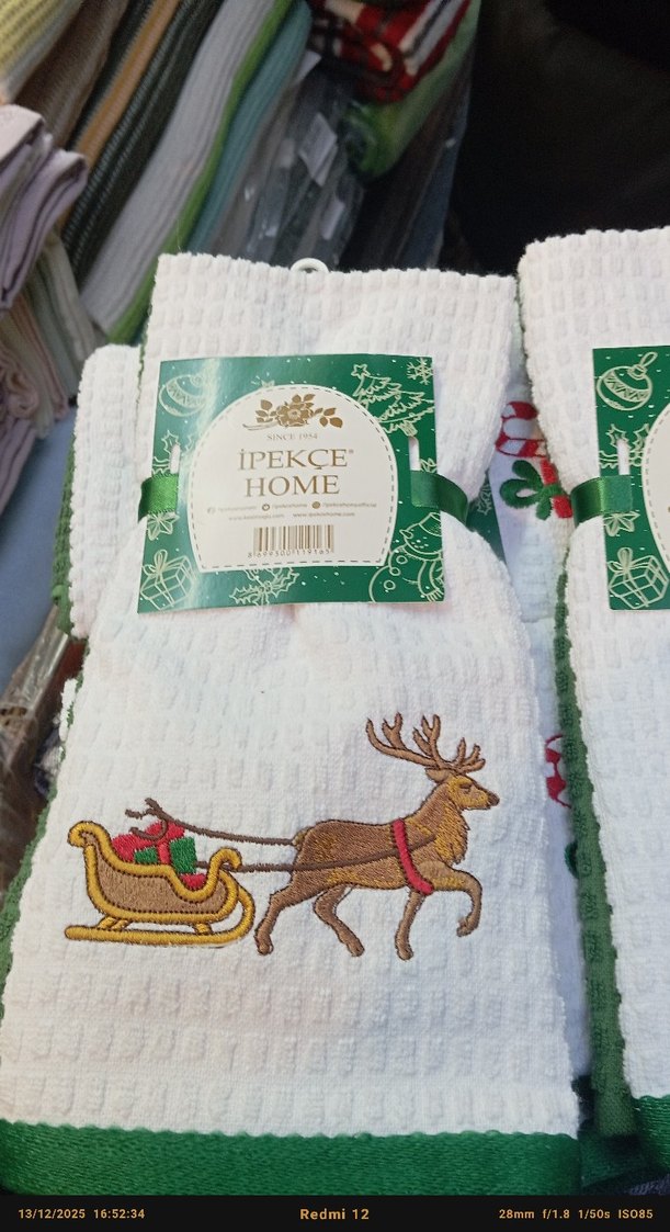 Nakışlı Çok Renkli Havlu Seti - Görsel 3