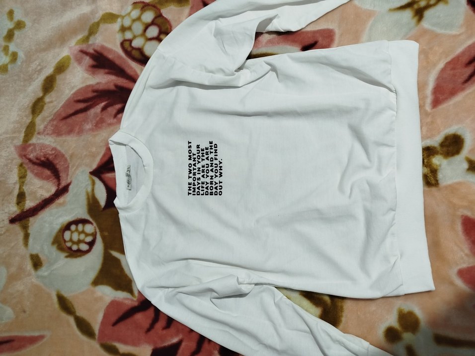 Beyaz Baskılı Kadın Sweatshirt fulla marka - Görsel 2