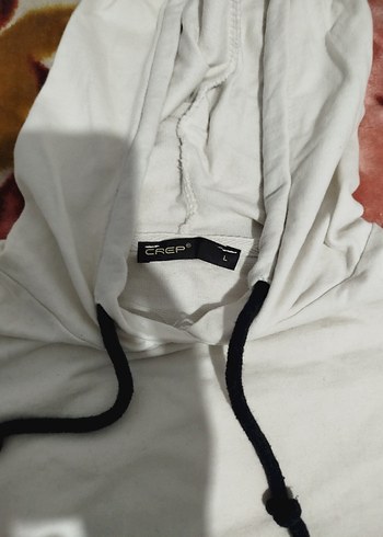 Kapüşonlu, Baskılı, Kuşaklı Kadın Sweatshirt - Görsel 2