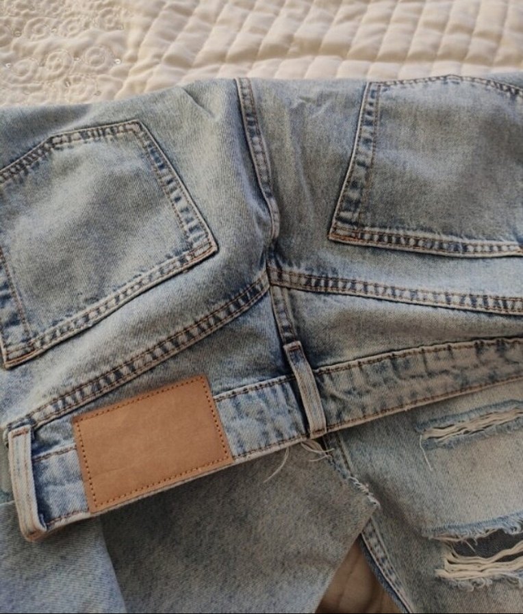 H&M Yırtık Detaylı Jeans - Görsel 2