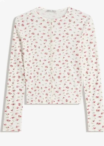 Bershka Çiçek Desenli Hırka - Görsel 2