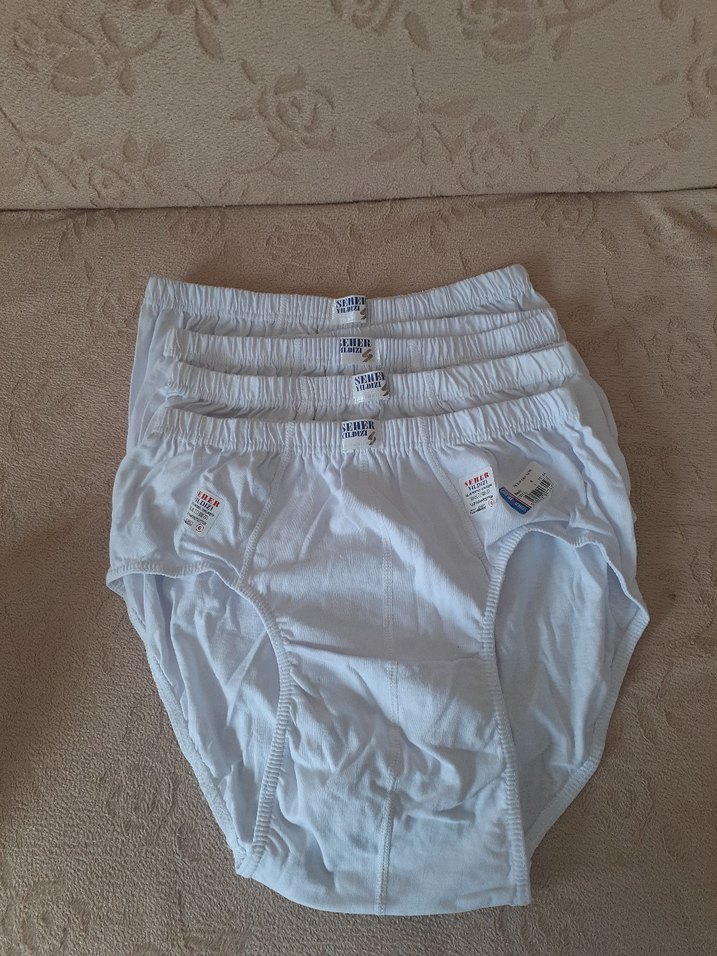 Beyaz Erkek külot - Görsel 2