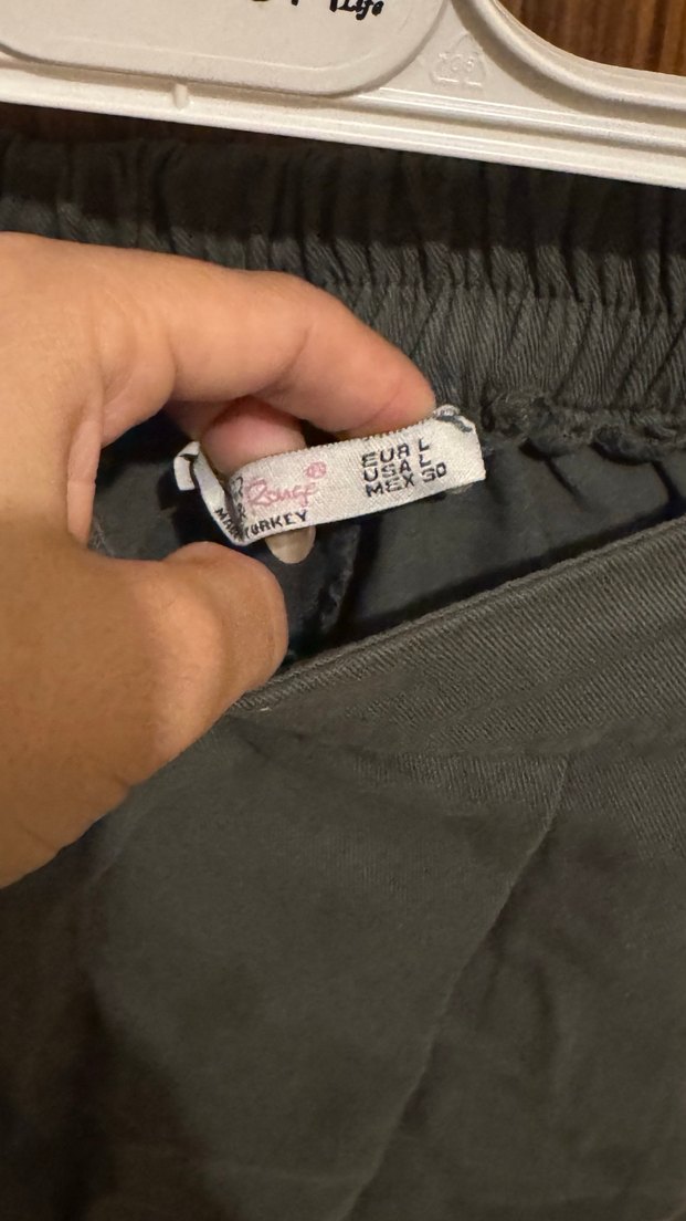 Gri Pilili Kadın Mini Etek - Görsel 2