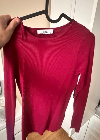 Bordo Kadın Triko Kazak - adL - Görsel 2