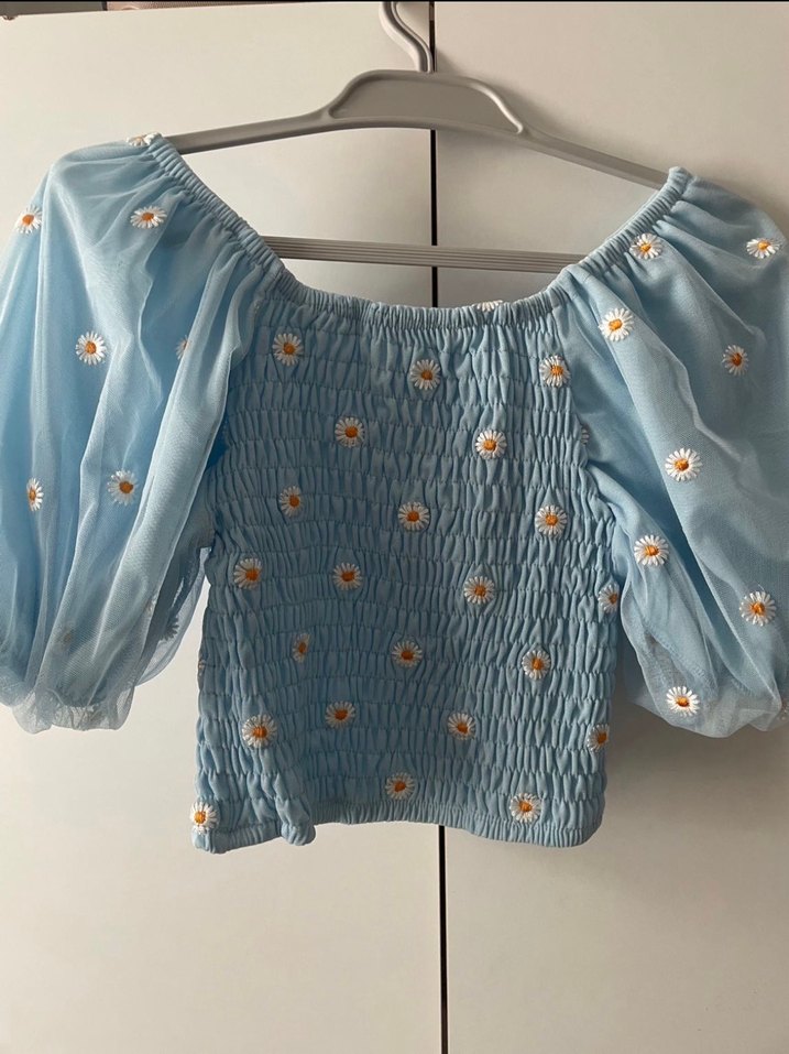 Mavi Mini Bluz - Görsel 2