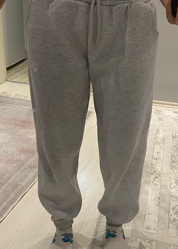 Gri Nike Kadın Rahat Kesim Eşofman Altı - Görsel 2