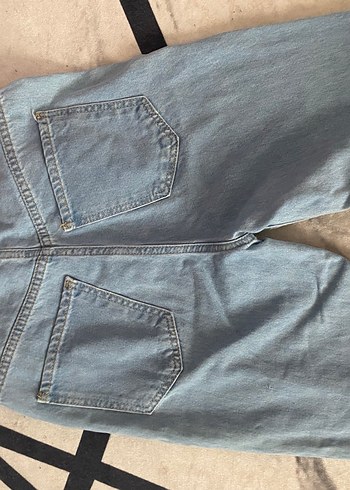 Gri Mavi Midi Kadın Regular Fit Jean - Görsel 2