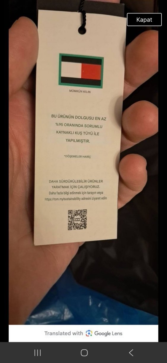 Tommy Hilfiger Mont - Görsel 3