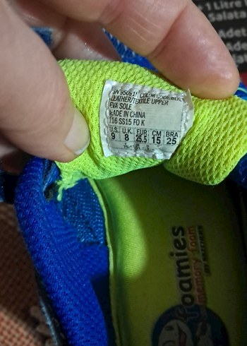 Skechers Erkek Çocuk Mavi Spor Ayakkabı - Görsel 6