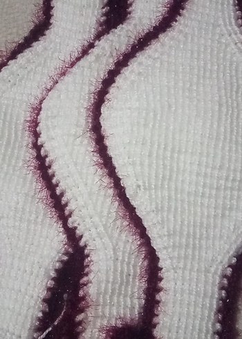 Nakışlı Çok Renkli Parlak lif - Görsel 3