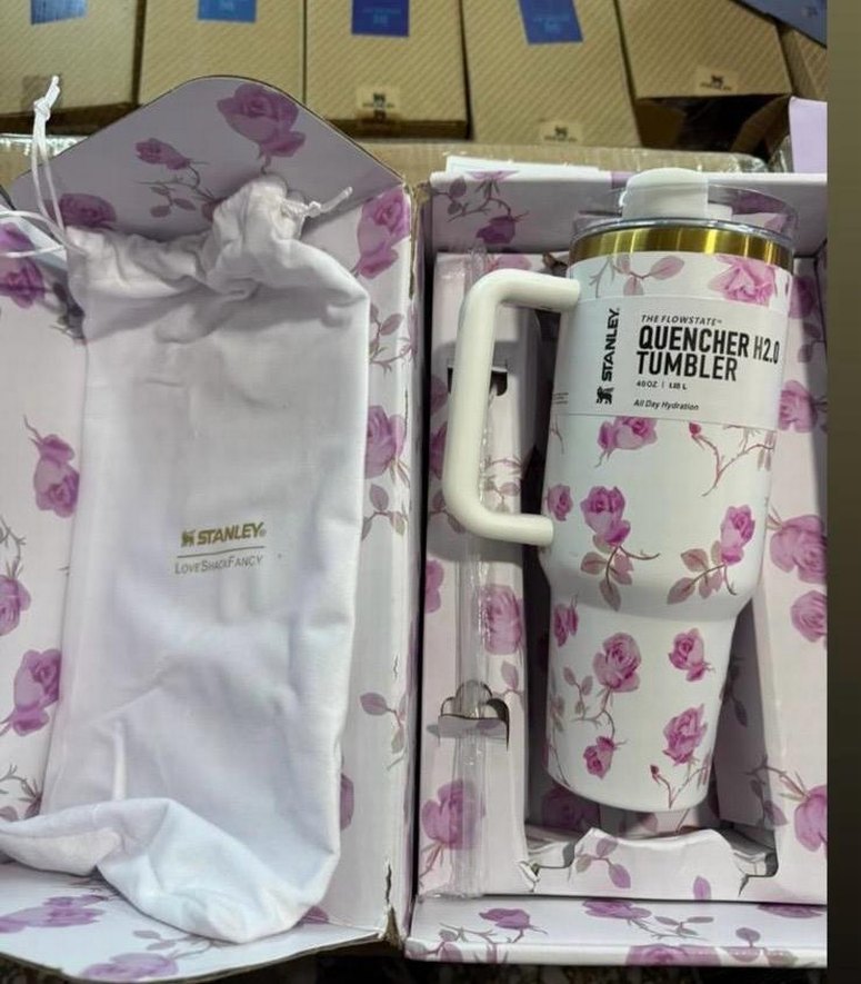 Çiçek Desenli Mavi Çocuk Termosu - Görsel 2