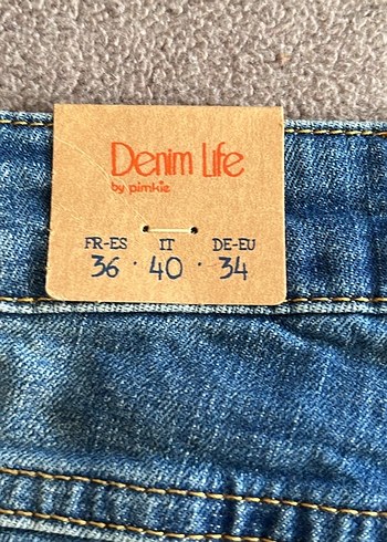 Vintage denim life Kot Şort - Görsel 3