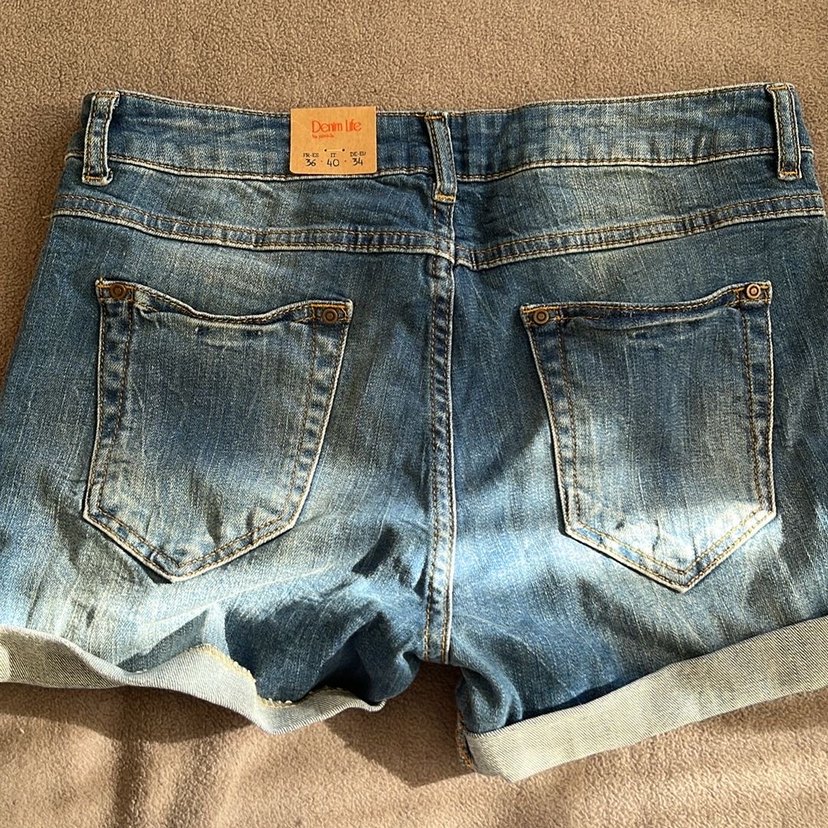 Vintage denim life Kot Şort - Görsel 2